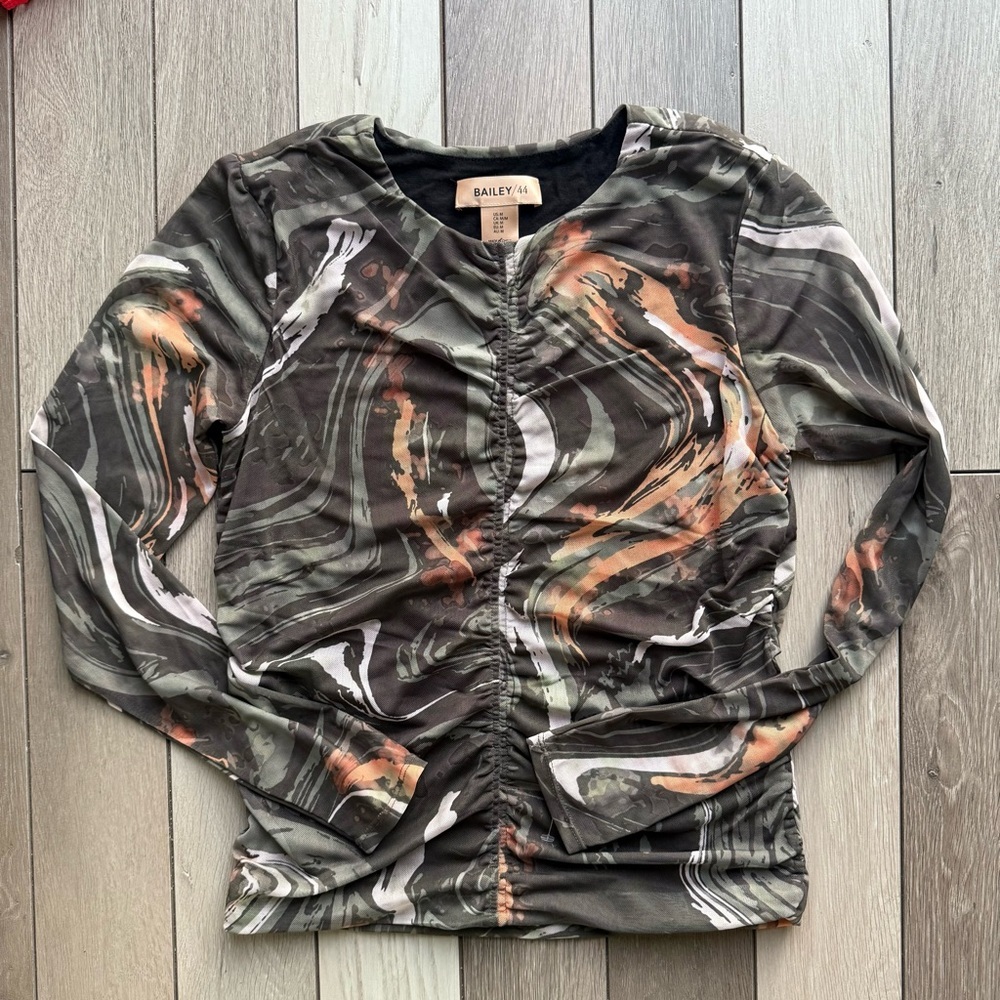 Bailey 44 Camouflage Long Sleeve Top